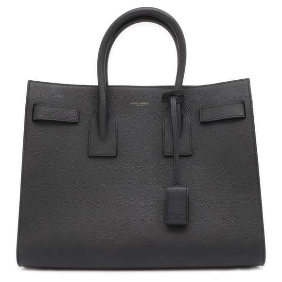 Saint Laurent Paris 2way Sac du Jour Small Leather Shoulder Bag Black - Picture 1 of 6